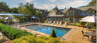 Castle Hill Resort Aveda Spa Okemo lodging, Ludlow Vermont, Ludlow lodging