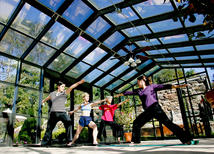 castle hill resort yoga classes at aveda spa