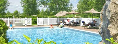 outdoor pool, waterfall, Essex Resort